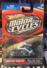 2012 Hot Wheels Motocicletas Scooter Scorchin’ com Esqueleto Removível Rider comprar usado  Enviando para Brazil
