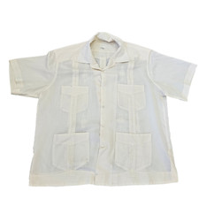 Vintage guayabera shirt for sale  BANSTEAD