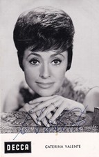 Autogramm caterina valente gebraucht kaufen  Buxtehude