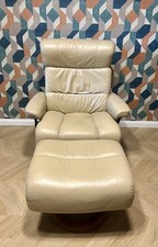 Ekornes stressless beige for sale  BARNSLEY