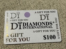 Diamonds international 100 for sale  Jackson