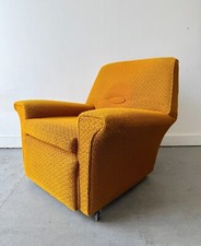 Vintage mustard armchair for sale  LONDON