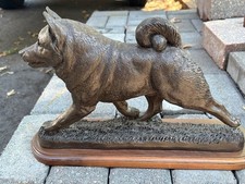 Usado, Escultura em resina de bronze Tony Acevedo Akita comprar usado  Enviando para Brazil