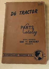 Caterpillar parts manual for sale  BIRMINGHAM