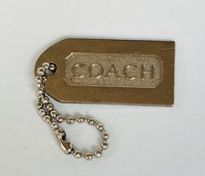 Coach hangtag silver for sale  Houston