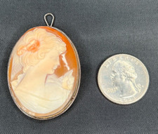 Vintage cameo carved for sale  San Antonio
