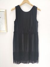Black tassel beaded for sale  BURY