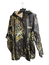 Chaqueta De Colección Roble Mossy Lluvia Slicker Para Hombres Grande Camuflada Caza Rotura Con Capucha Cremallera segunda mano  Embacar hacia Mexico
