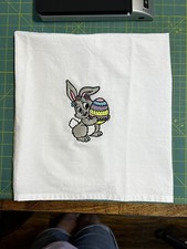 Saco de farinha de cozinha bordado toalha de prato com coelho com ovo, usado comprar usado Saco de farinha de cozinha bordado toalha de prato com coelho com ovo, usado comprar usado  Enviando para Brazil