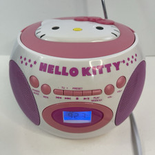 Rádio Boombox Hello Kitty Rosa Estéreo AM/FM Player CD Funciona comprar usado  Enviando para Brazil