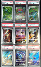 PSA 10 Charizard Venusaur Blastoise SAR AR Kompletny zestaw 9 kart Pokemon 151 JP, używany na sprzedaż  Wysyłka do Poland