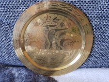 Messingteller tablett feuervog gebraucht kaufen Messingteller tablett feuervog gebraucht kaufen  Großschönau