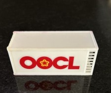 Recipiente de transporte refrigerado vintage escala HO 20' OOCL da década de 1980 comprar usado  Enviando para Brazil