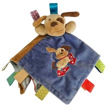Usado, Cobertor de segurança para cachorro Taggies Lovey azul vermelho marrom bebê brinquedo sensorial conforto comprar usado  Enviando para Brazil
