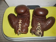 Alte boxhandschuhe leder gebraucht kaufen  Annaberg-Buchholz, Mildenau