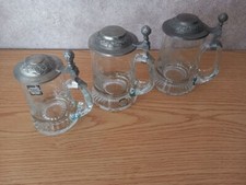 Bierkrüge zinndeckel kristall gebraucht kaufen  Bad Camberg