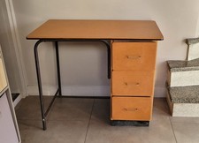 Bureau marron vintage d'occasion  Domont