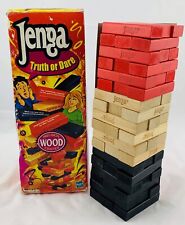 2000 Jenga Truth or Dare Game autorstwa Milton Bradley Kompletna w dobrym stanie DARMOWA WYSYŁKA na sprzedaż  Wysyłka do Poland