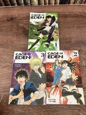 Lote de 3 mangás ingleses Cage Of Eden volume 1 -3 comprar usado  Enviando para Brazil