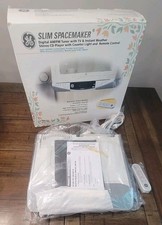 GE Slim Spacemaker Sob Gabinete CD Player Rádio AM/FM 7-5300 Novo em folha com Controle Remoto comprar usado  Enviando para Brazil