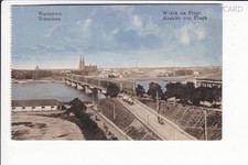 Używany, POLSKA , WARSZAWA , WIDOK NA PRAGĘ , WARSZAWA , ca1915 na sprzedaż  Wysyłka do Poland
