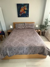 ikea malm bed king for sale  WOKING
