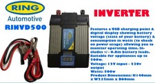 500w car power for sale  RUGBY