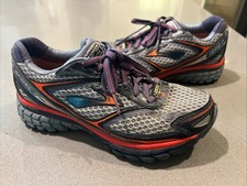 Tênis esportivo Brooks Ghost G7 tamanho 5,5 B feminino cinza prata laranja corrida comprar usado  Enviando para Brazil