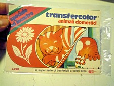 Transfercolor animali domestic usato  Albenga