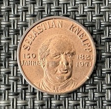 Medaille sebastian kneipp gebraucht kaufen  Ibbenbüren