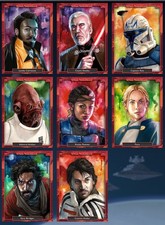 CONJUNTO DE 8 CARTAS TOPPS STAR WARS CARD TRADER SPEED PAINTURES WAVE 7 EPIC, usado comprar usado  Enviando para Brazil