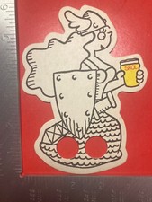 Usado, SKOL HONI HAGAR THE HORRIBLE 6X4 INCH BEER COASTER 1986 HUBBA HUBBA comprar usado  Enviando para Brazil