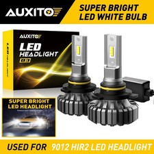 Lâmpada de farol AUXITO 9012 HIR2 LED 20000LM feixe alto baixo branco frio CANBUS EXCELENTE comprar usado  Enviando para Brazil