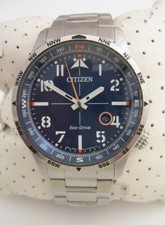 RELÓGIO MASCULINO CITIZEN ECO DRIVE E111 S128242 AÇO INOXIDÁVEL AVIADOR GENUÍNO comprar usado  Enviando para Brazil