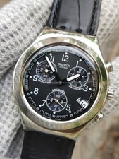 RELÓGIO MASCULINO VINTAGE SWATCH IRONY V8 CRONÓGRAFO FEITO NA SUÍÇA, comprar usado  Enviando para Brazil