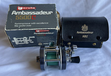 Carretel de pesca vintage Abu Garcia Ambassadeur 5500C caixa manual Suécia comprar usado  Enviando para Brazil