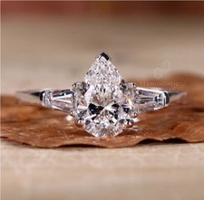 Pear cut diamond for sale  CROYDON