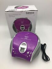 Lenco SCD-24 Przenośny odtwarzacz CD Dzieci Boombox FM Radio Fioletowe, używany na sprzedaż  PL
