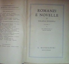Deledda romanzi novelle usato  Italia