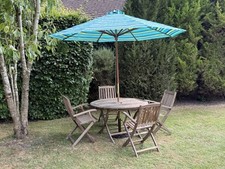 Hardwood teak folding for sale  WANTAGE
