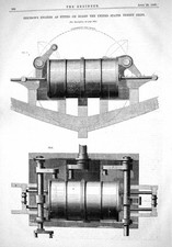 Antique print 1866 for sale  UK