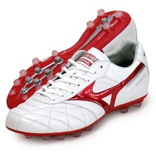 Chuteiras de futebol Mizuno Morelia II JAPAN AG P1GA250360 branco/vermelho rubi NOVO comprar usado  Enviando para Brazil