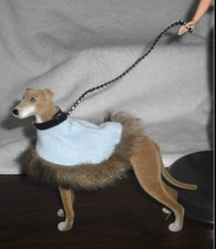 ANIMAL FASHION PET SOCIETY HOUND GALGO PERRO Y CAPA IMITACIÓN JOYA CORREA ACCESORIO segunda mano  Embacar hacia Mexico