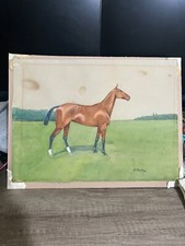 Portrait horse grass for sale  GREENFORD