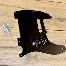 Pickguard Fender American Ultra II Telecaster preto alumínio anodizado EUA Tele comprar usado  Enviando para Brazil