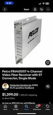 Pelco frv40s1st channel for sale  Apollo