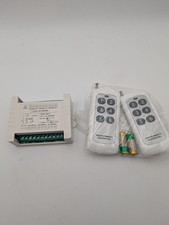 Sistema de interruptor de controle remoto rádio sem fio 433MHZ universal DC 12V-24V 6CH RF comprar usado  Enviando para Brazil