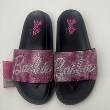 Chinelos Barbie Feminino Tamanho 7.5 Preto com Strass Mattel Envio no Mesmo Dia comprar usado  Enviando para Brazil