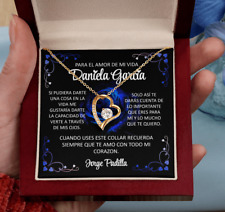 Colar Regalo Para Mujer Amor De Mi Vida Esposa Novia San Valentin Aniversario comprar usado  Enviando para Brazil