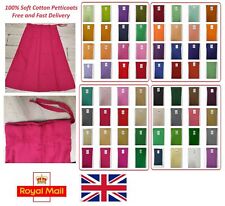Sari cotton petticoats for sale  BIRMINGHAM